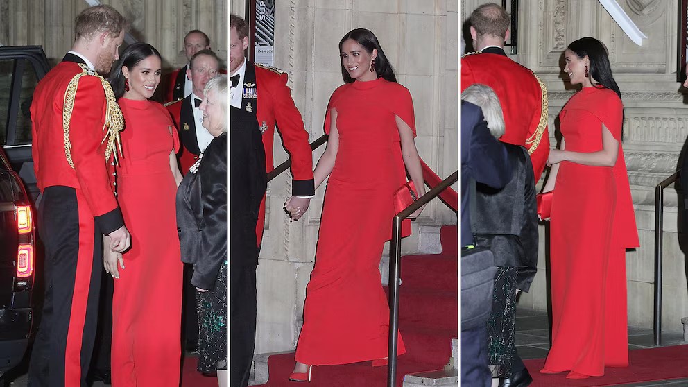 La historia detrás del vestido rojo de Meghan Markle que revolucionó la&nbsp;moda