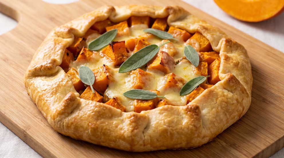 Cómo preparar una tarta de calabaza con provoleta y queso&nbsp;gratinado